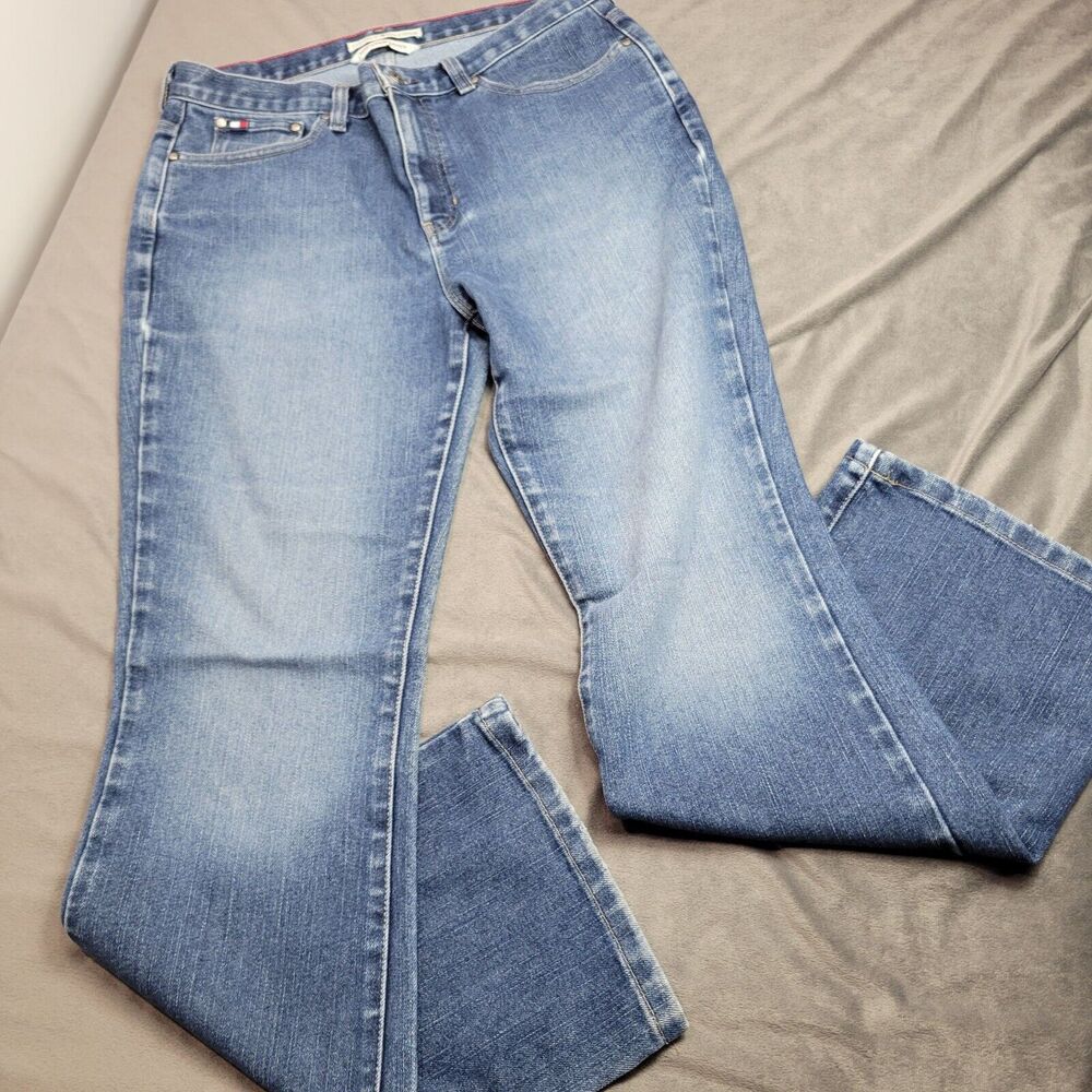 Tommy‎ Hilfiger Womens Hipster Bootcut Jeans Size 12
